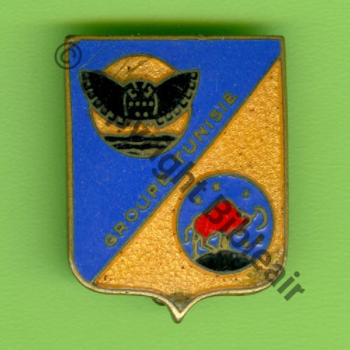 25.1 1943+ GROUPE TUNISIE  A.AUGIS ST.BARTH LYON 3lignes en creux Bol fenetre allonge Dos lisse irreg Src.Y.GENTY 45Eur(x4) 